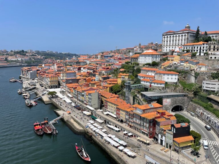 Porto waterfront with the Douro River, Portugal
