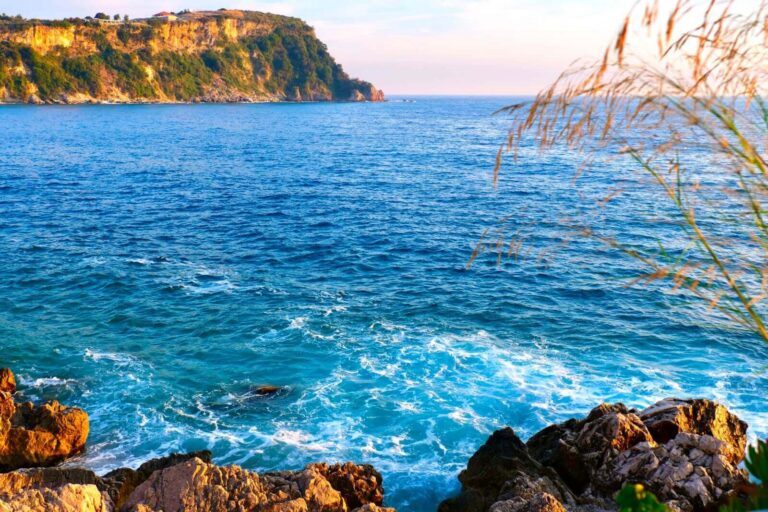 Crystal-clear waters of the Albanian Riviera