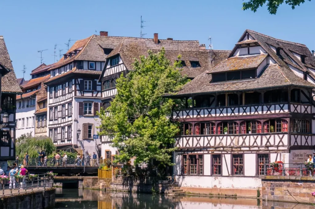 Best Rhine River Cruises for First-Timers 2026 ToursZoom Strasbourg Petite France canal half-timbered houses