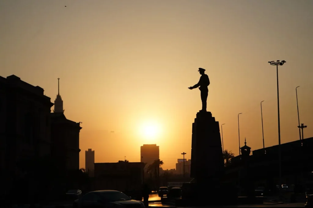 Egypt tours in December: Cooler weather and holiday-season planning ToursZoom A panoramic view of Cairo's skyline at sunset in December