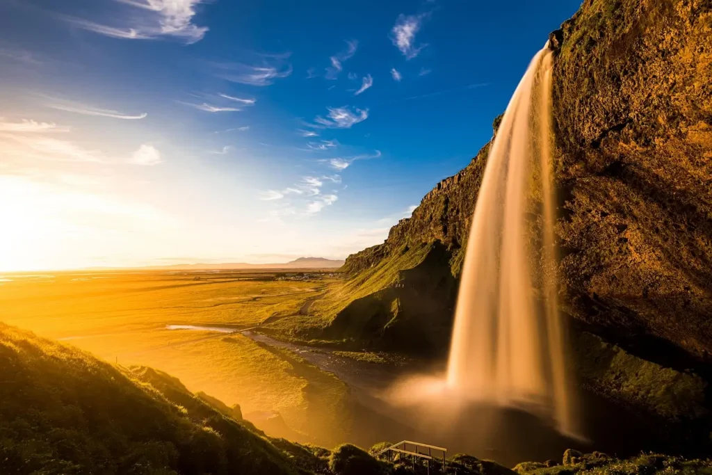 Scenic view of the Golden Circle route in Iceland