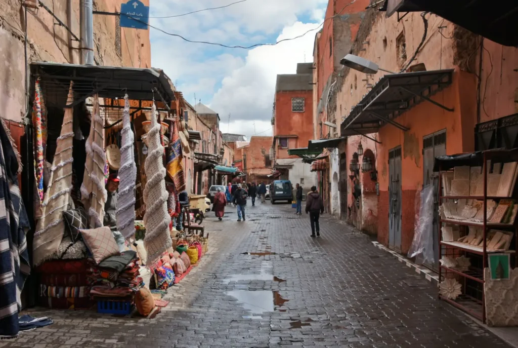 Morocco tours in March: Spring shoulder season and desert routes ToursZoom Snow-covered streets of Marrakech's medina during winter