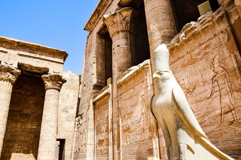 Ruins of the Temple of Horus in Edfu